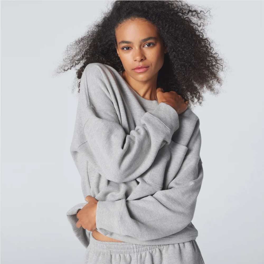 NEW NWT Daphne The Golden Night Sweatshirt Grey Melange XXL by Paige Desorbo - Picture 3 of 12